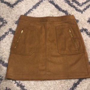 The Loft Suede Skirt, Sz 12.
